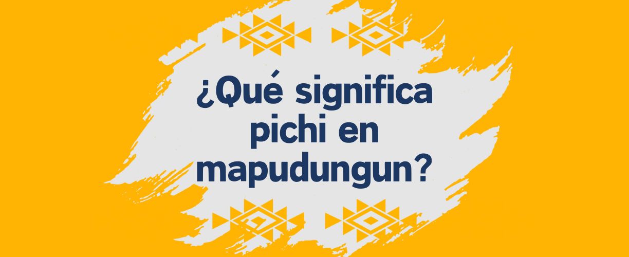 que significa pichi en idioma mapuche